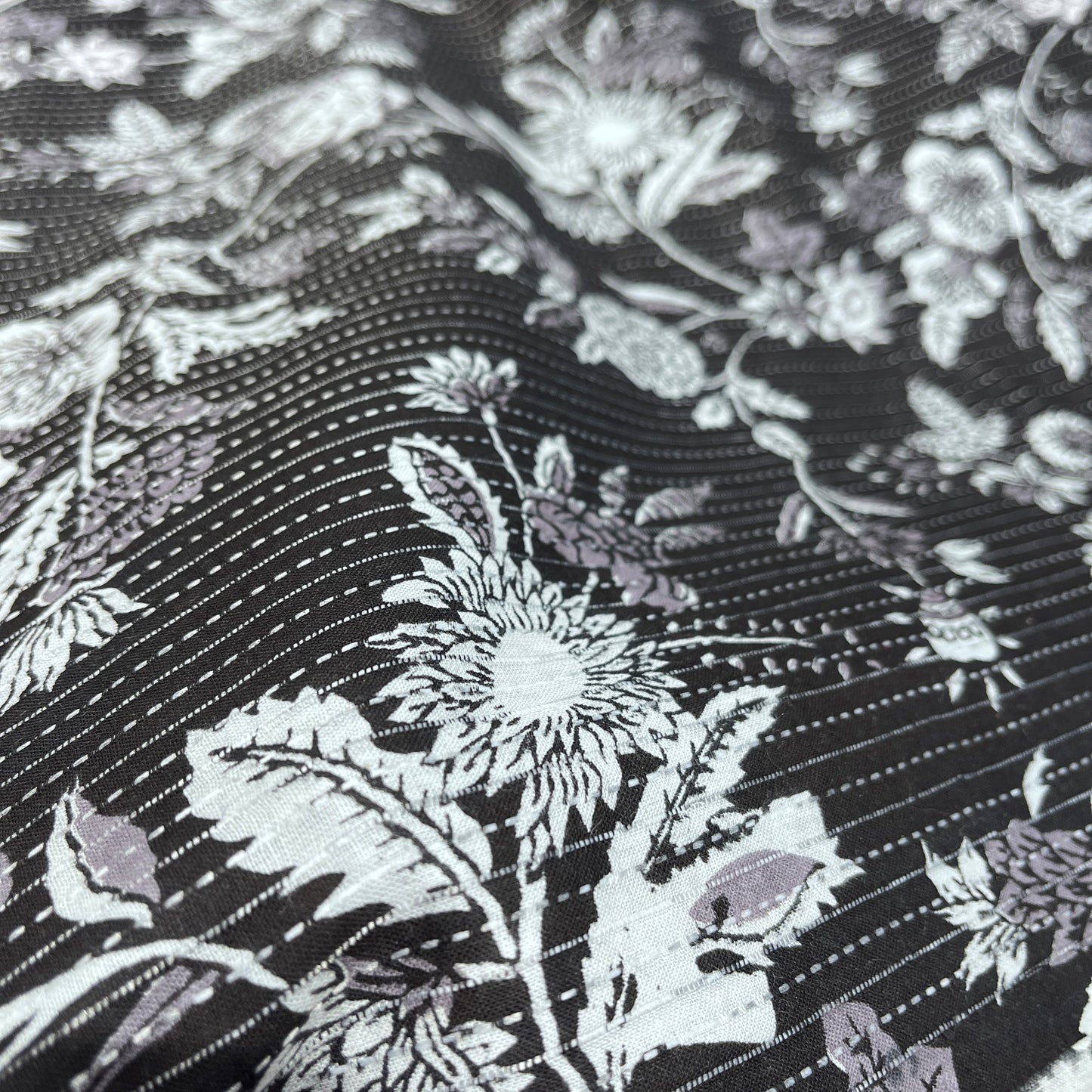 Pure Katha Cotton Prints (Black)