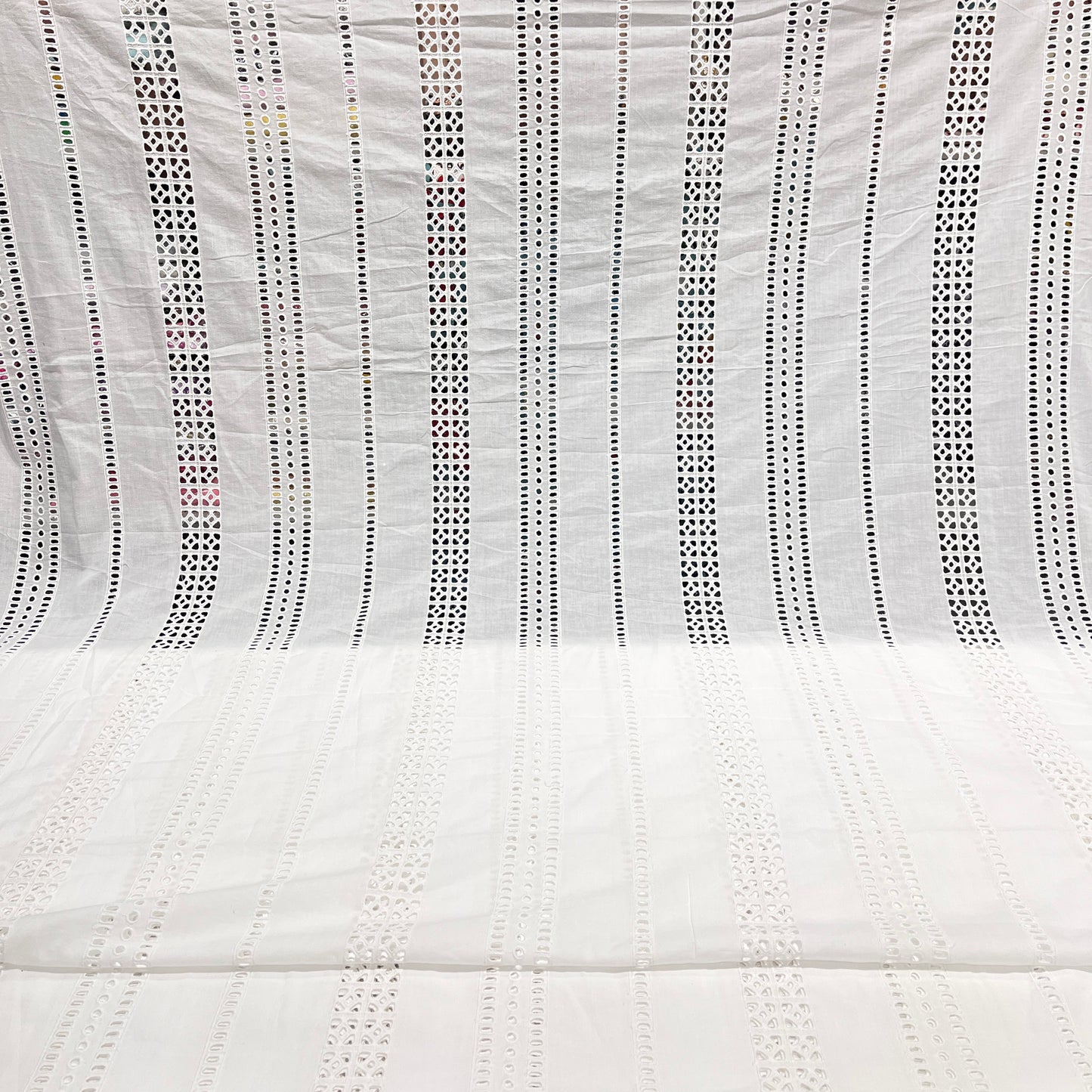 Pure Cotton Hakoba Cutwork Embroidery