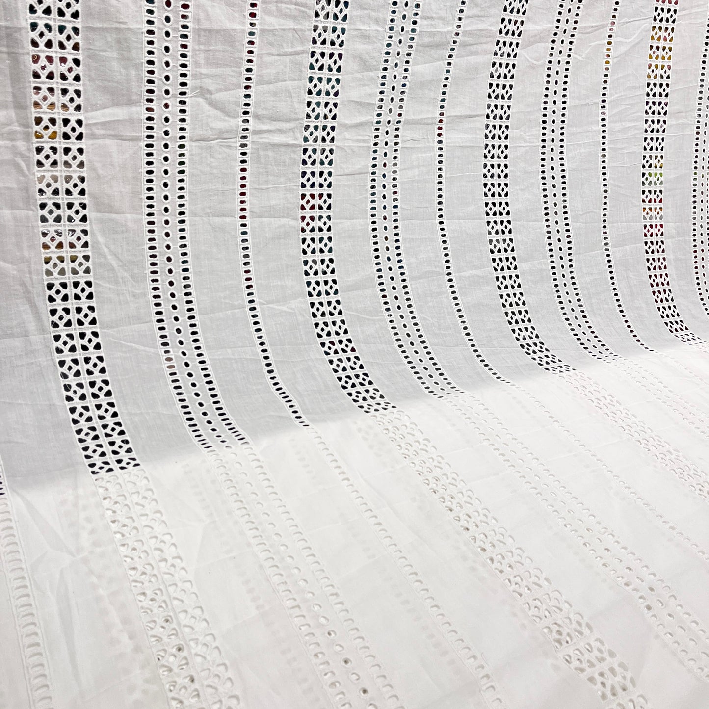 Pure Cotton Hakoba Cutwork Embroidery
