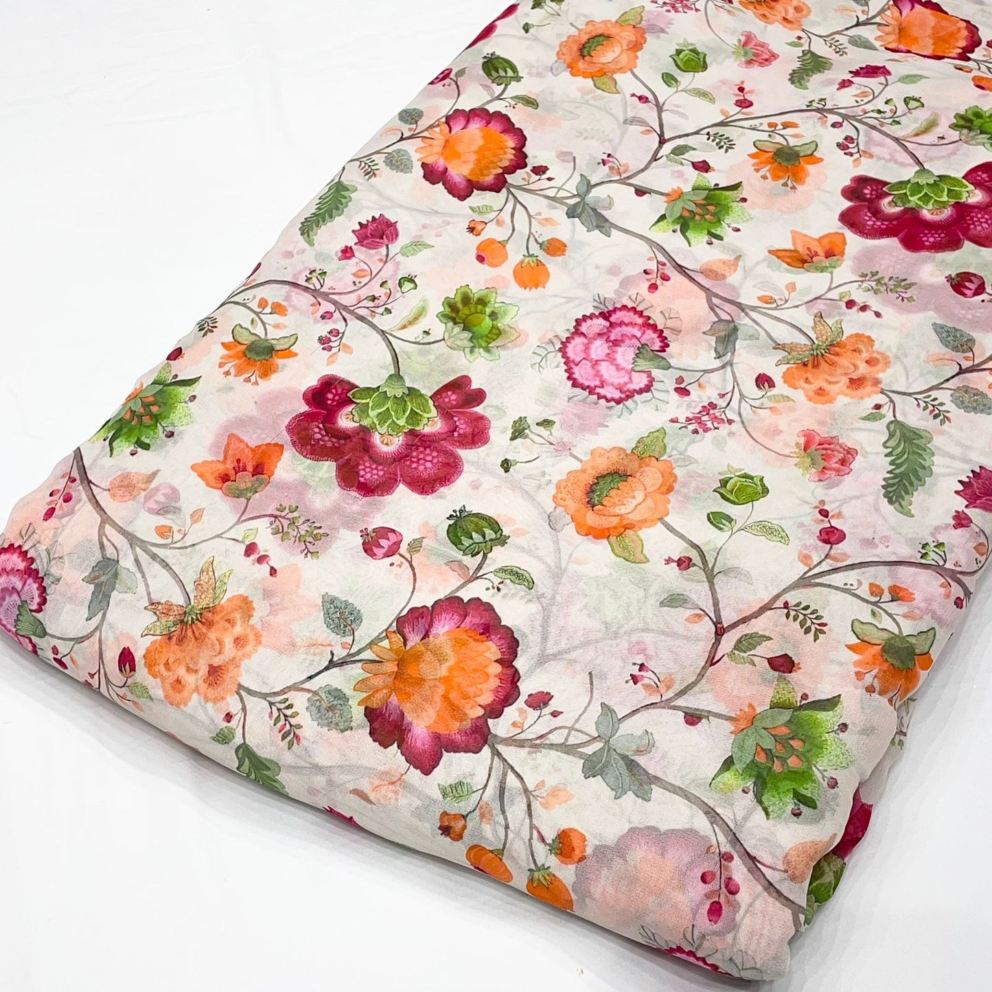 Pure Georgette Floral Prints 44”
