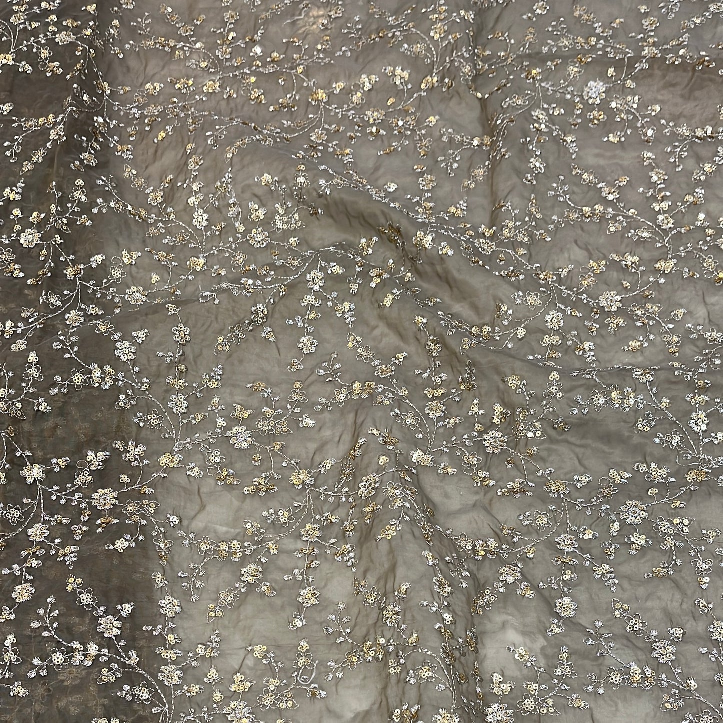 Organza Lehnga Embroidery