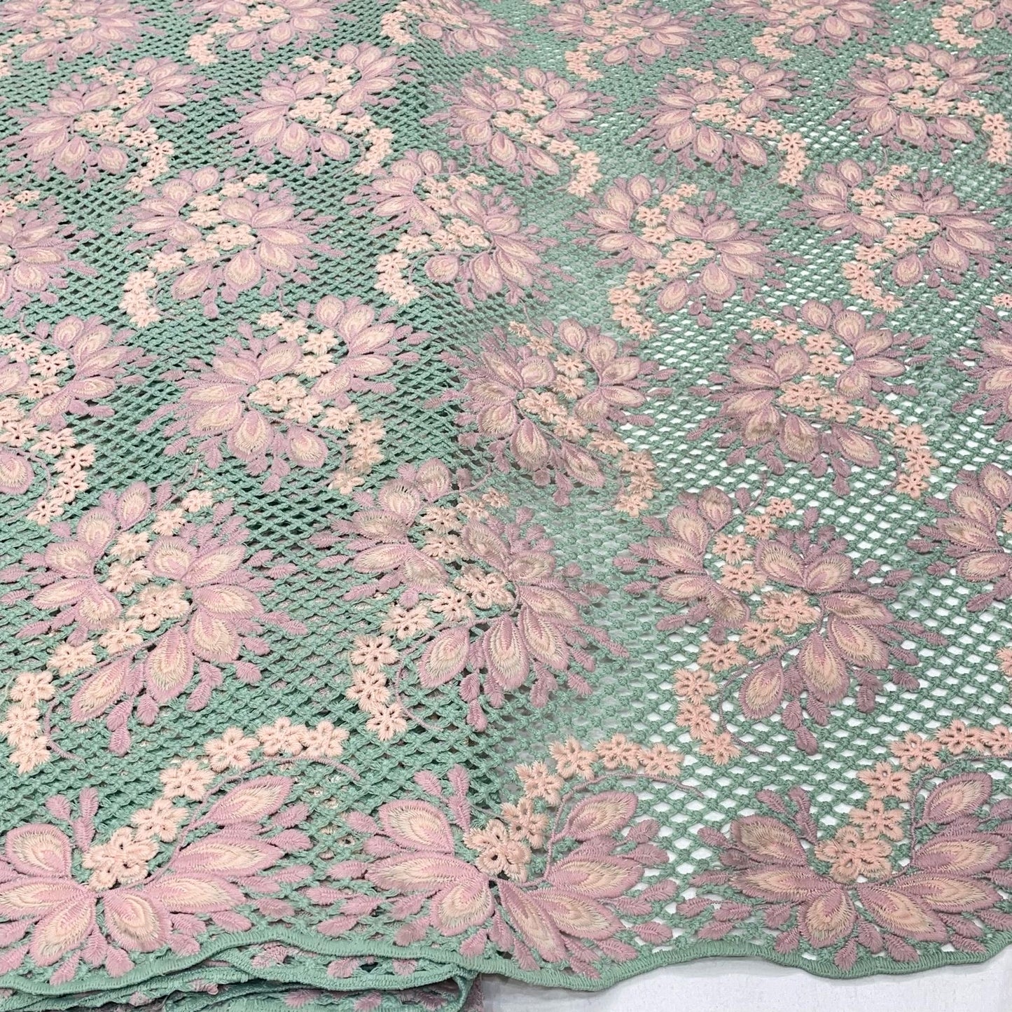 Superb Cutwork Hakoba Fabrics 52”