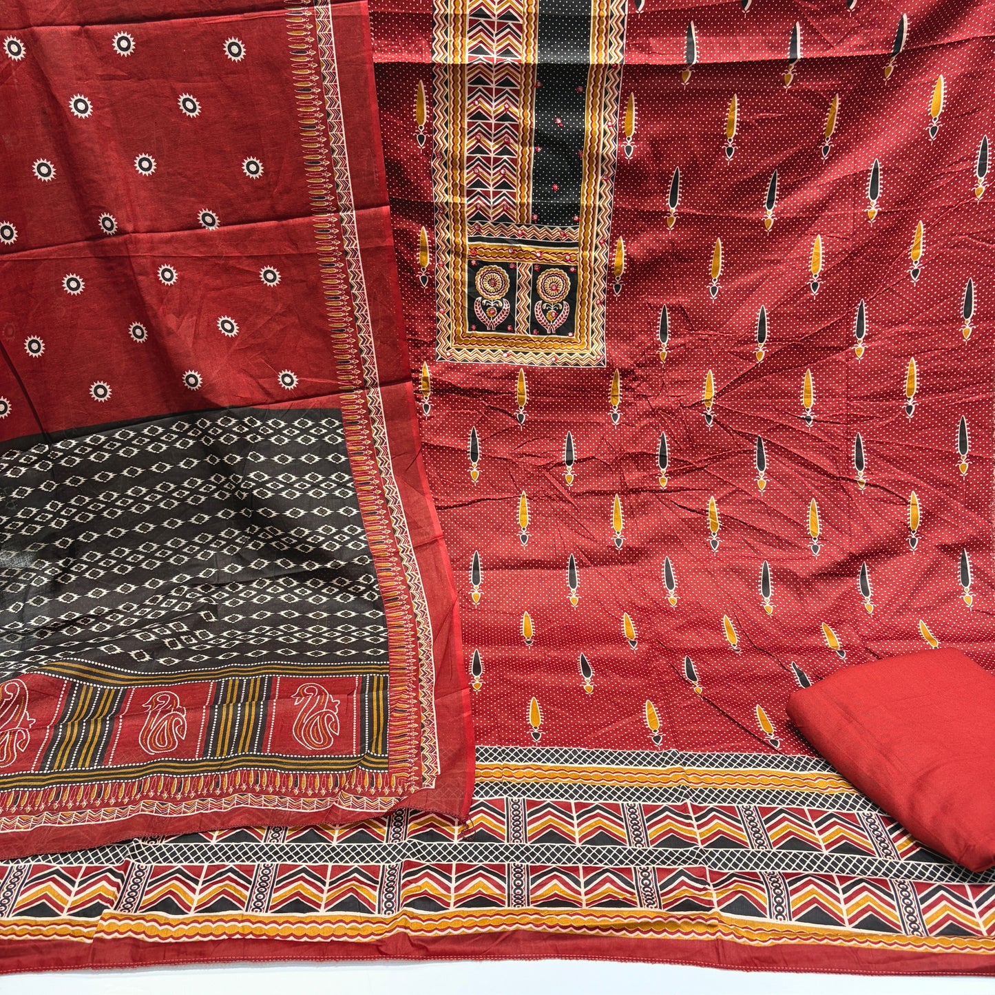 Pure Cotton Printed Suit (Unstitched)