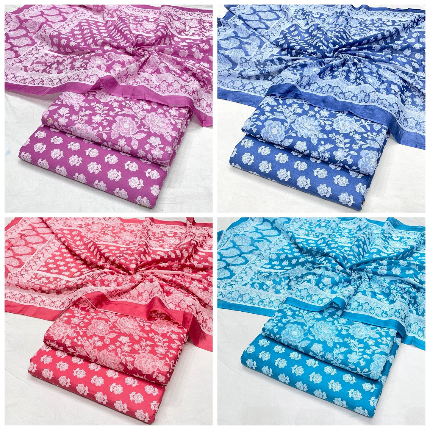 Pure Cotton Printed Suit (Unstitched)