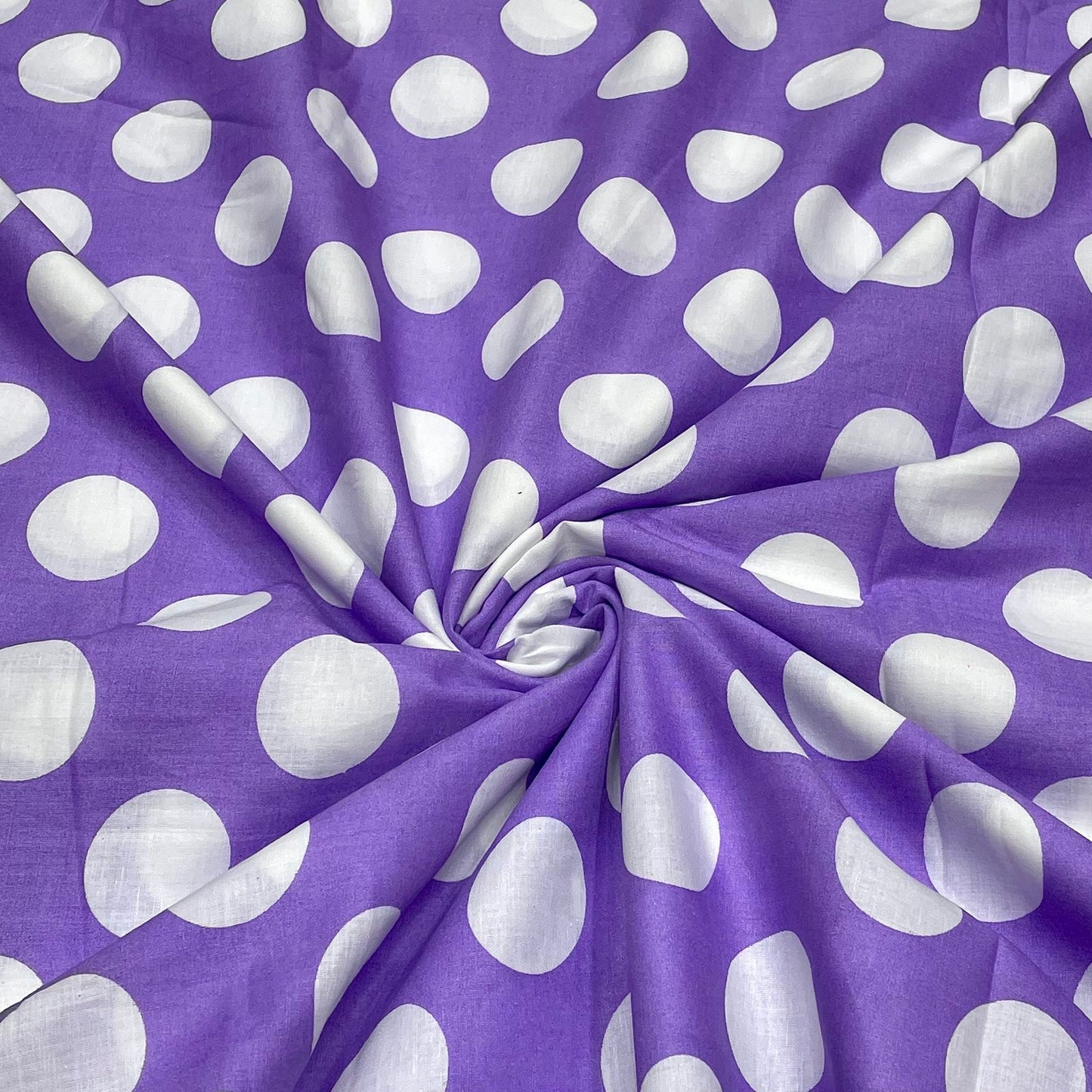 Pure Cotton Polka Prints 54”