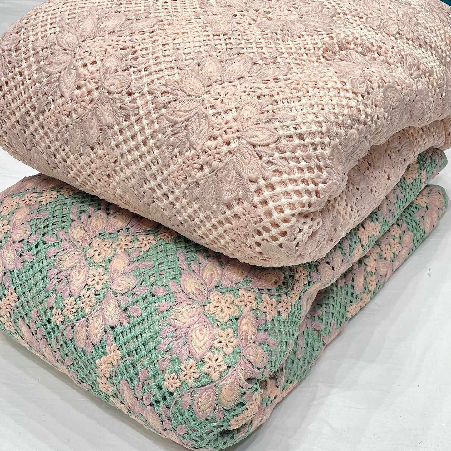 Superb Cutwork Hakoba Fabrics 52”