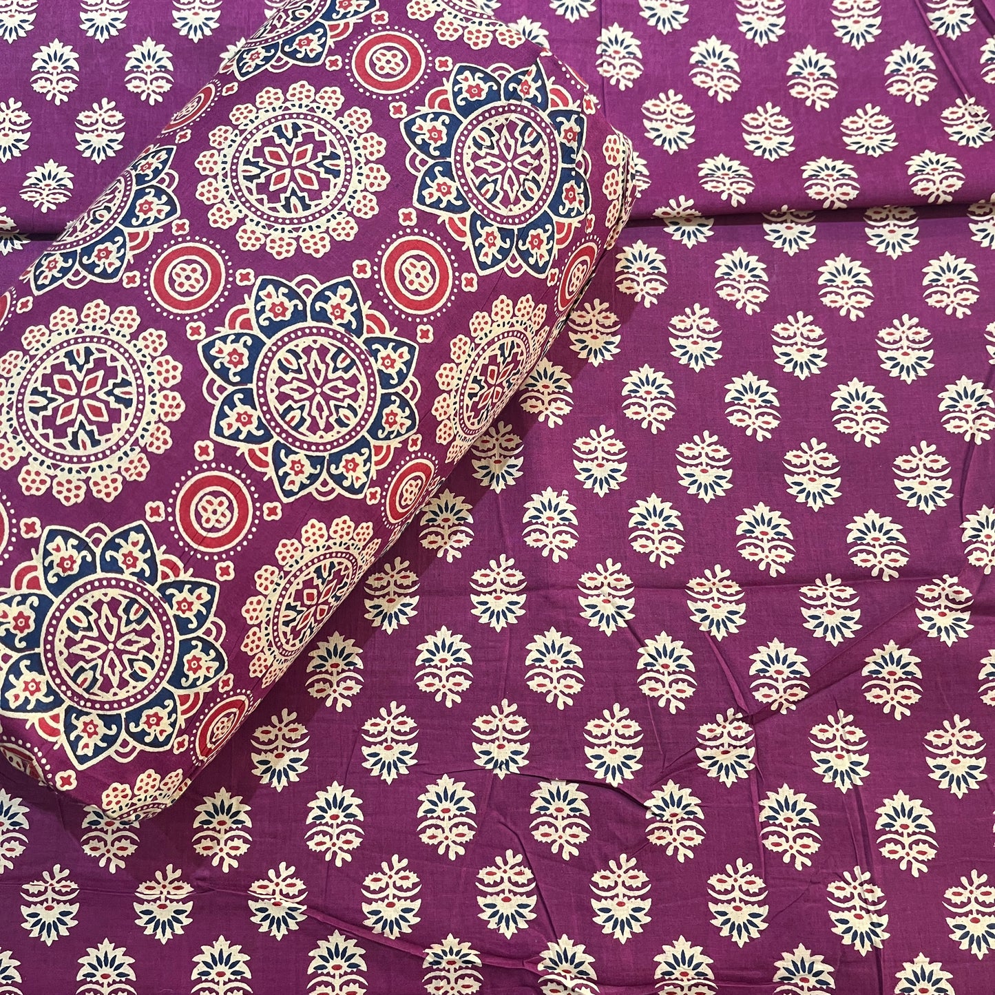 Pure Cotton Ajrakh Prints
