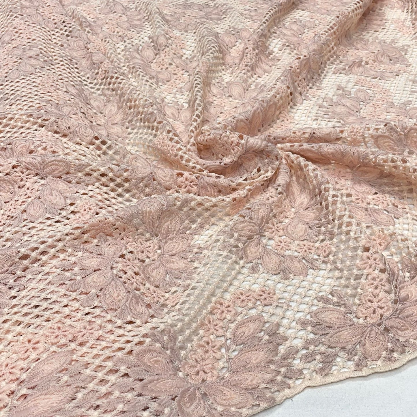 Superb Cutwork Hakoba Fabrics 52”