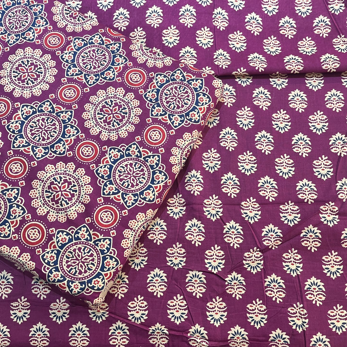 Pure Cotton Ajrakh Prints