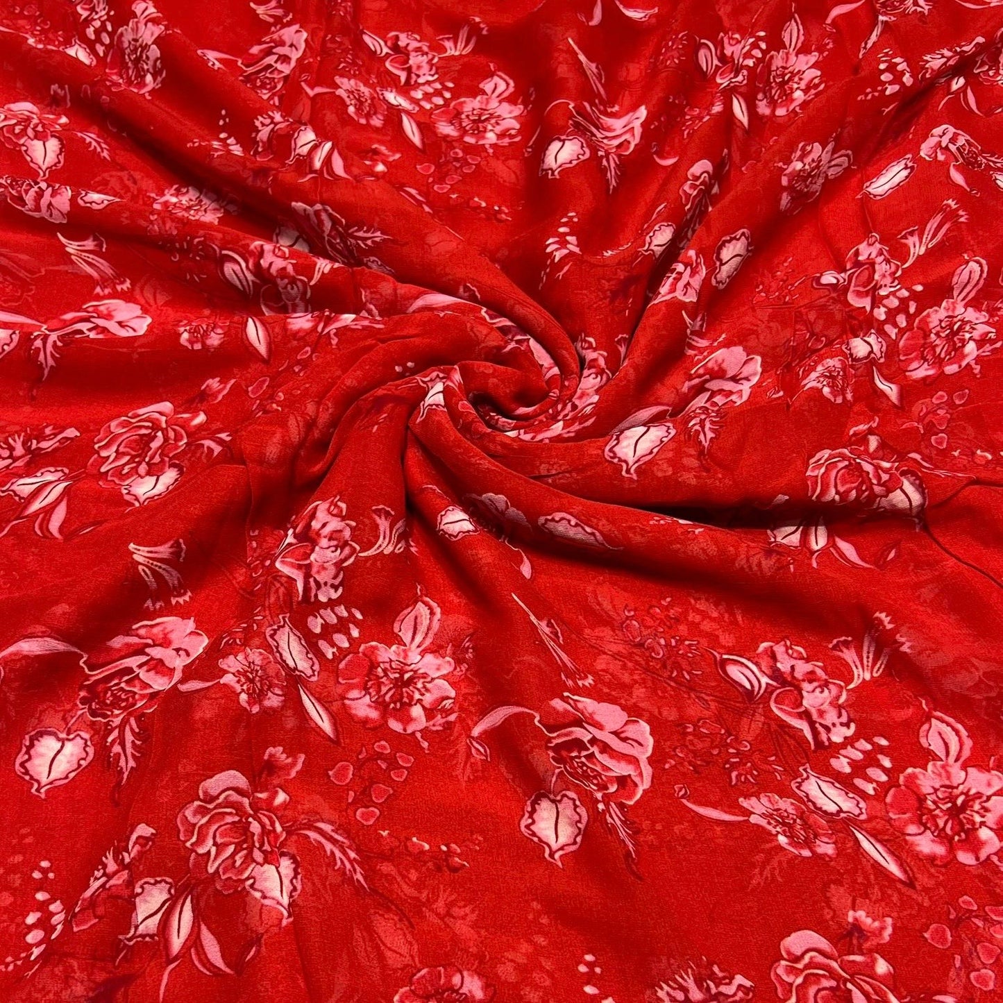 Pure Georgette Floral Prints 44”