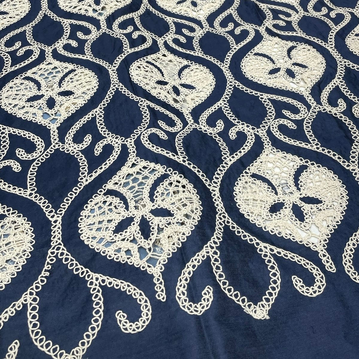Denim Hakoba Cutwork Embroidery 54” @₹1000/mtr