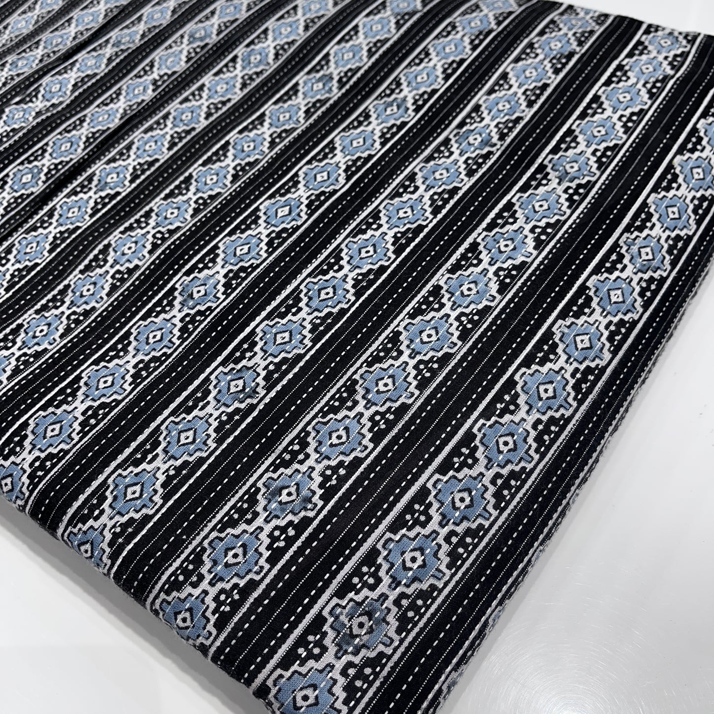 Pure Katha Cotton Prints (Black)