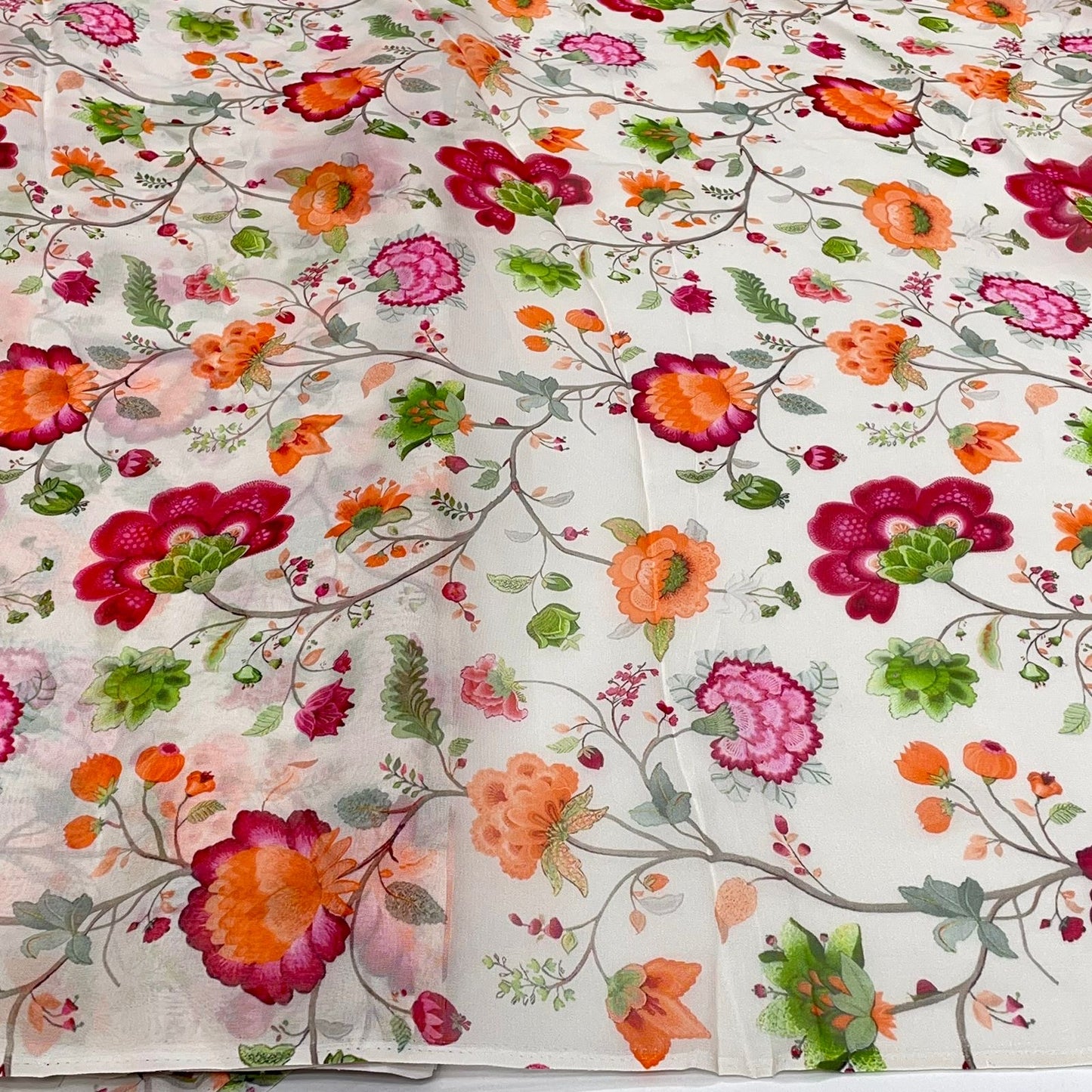 Pure Georgette Floral Prints 44”