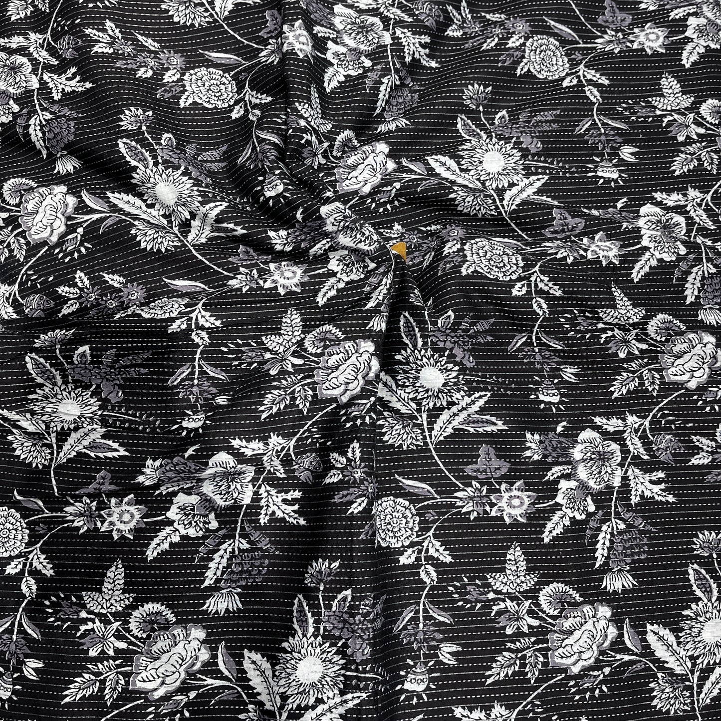 Pure Katha Cotton Prints (Black)