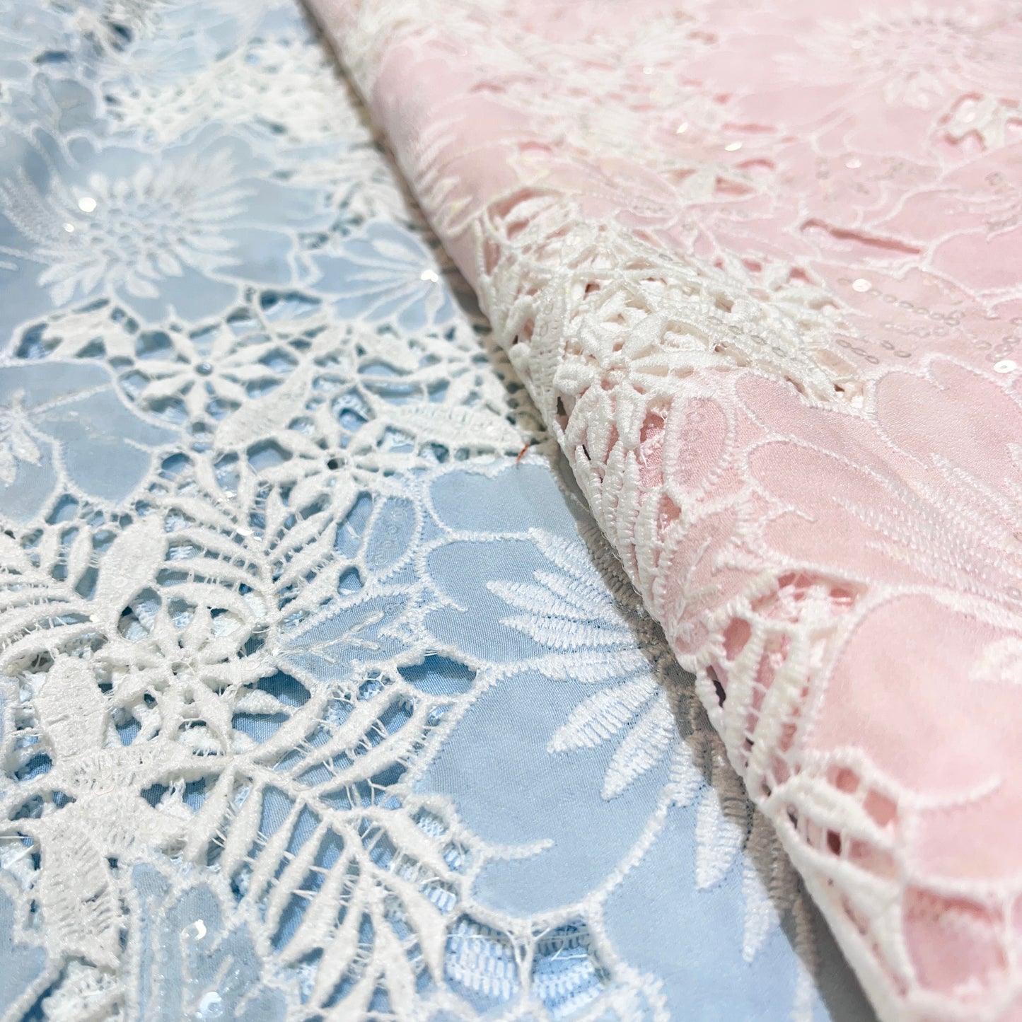 Summer Crepe Hakoba Cutwork Embroidery 52”