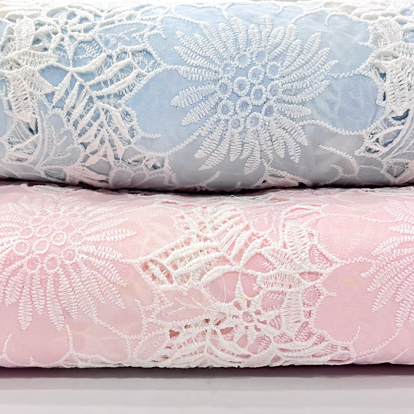 Summer Crepe Hakoba Cutwork Embroidery 52”
