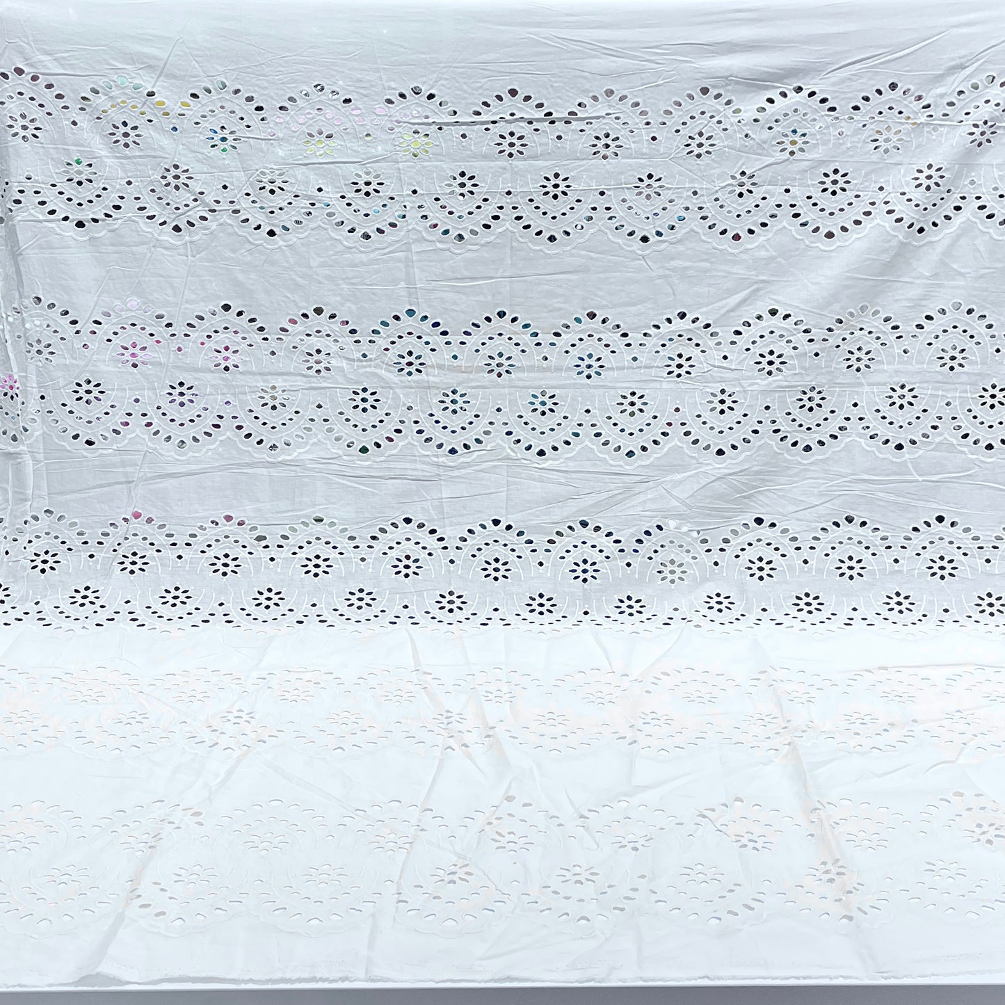 Pure Cotton Hakoba Cutwork Embroidery 54”