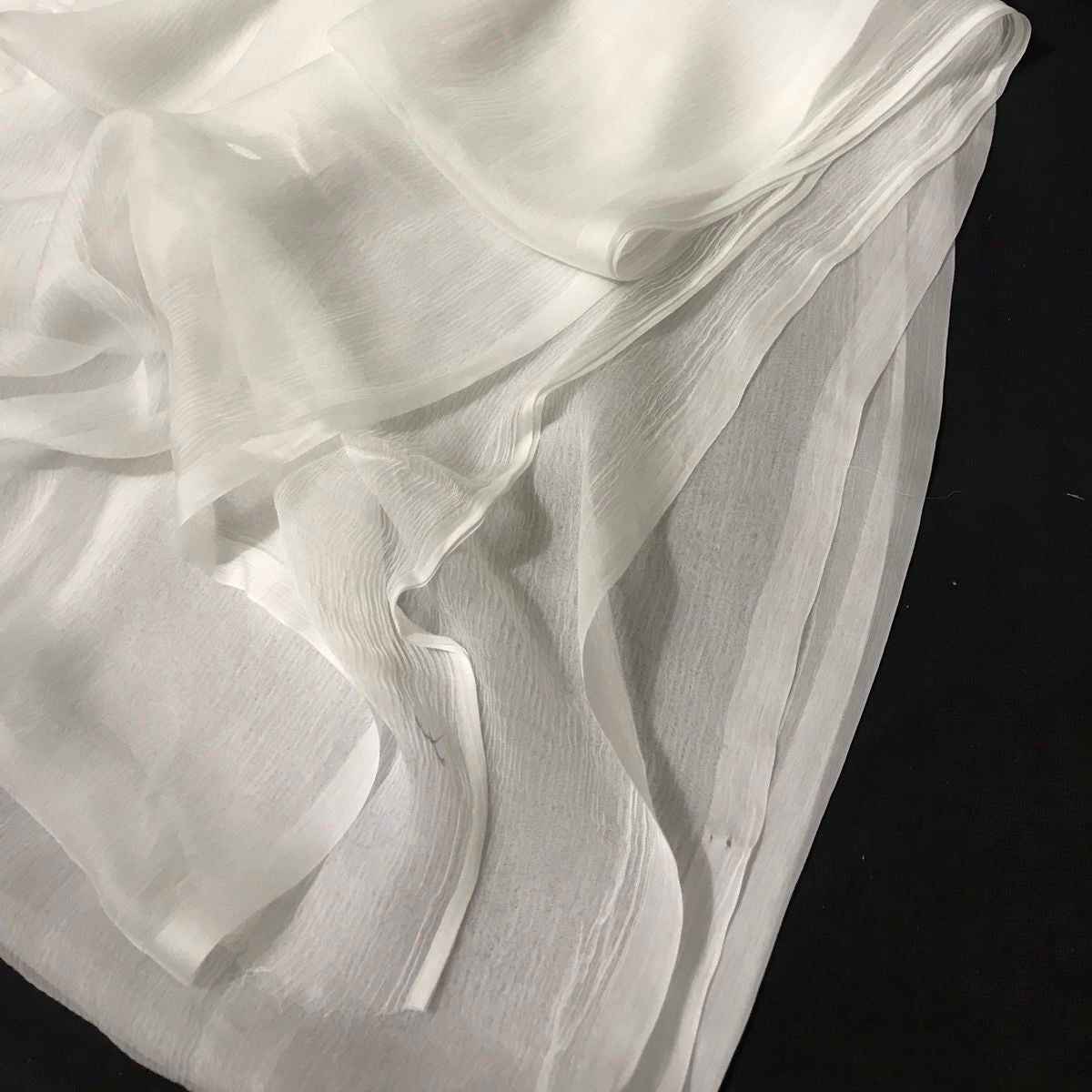 Half Pure Chiffon For Dupatta Dyeable