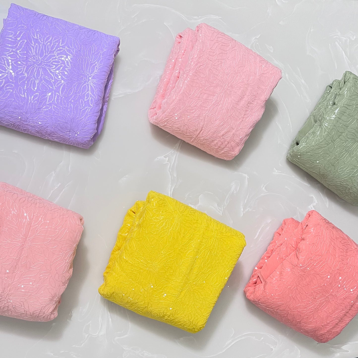 Water Sequence Pure Georgette