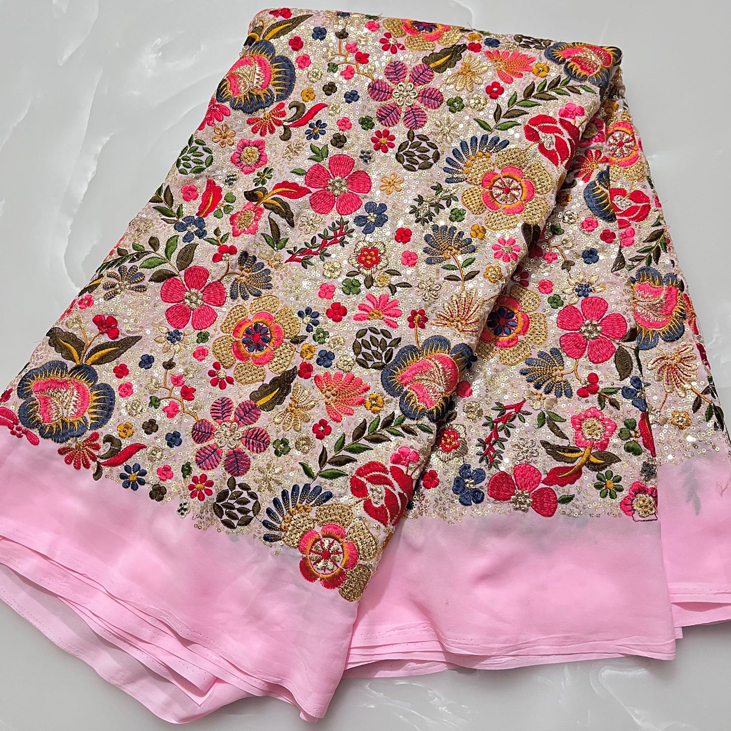 Georgette Heavy Embroidery