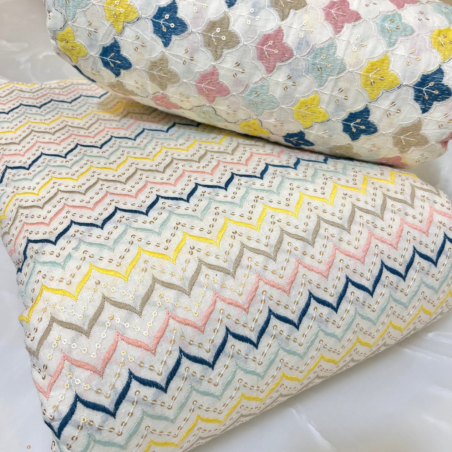 Pure Kora Cotton Embroidery