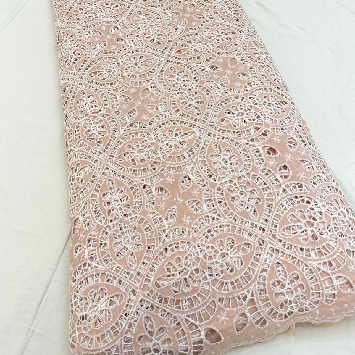 Summer Crepe Cutwork Embroidery
