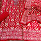 Authentic Gajji Silk Unstitched Suit with Mirror Neckline  (₹3295 per suit)