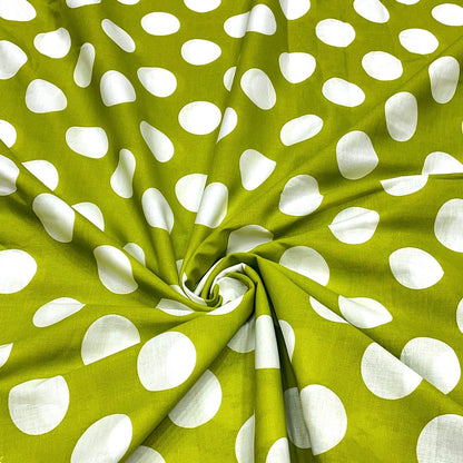Pure Cotton Polka Prints 54”