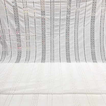 Pure Cotton Hakoba Cutwork Embroidery