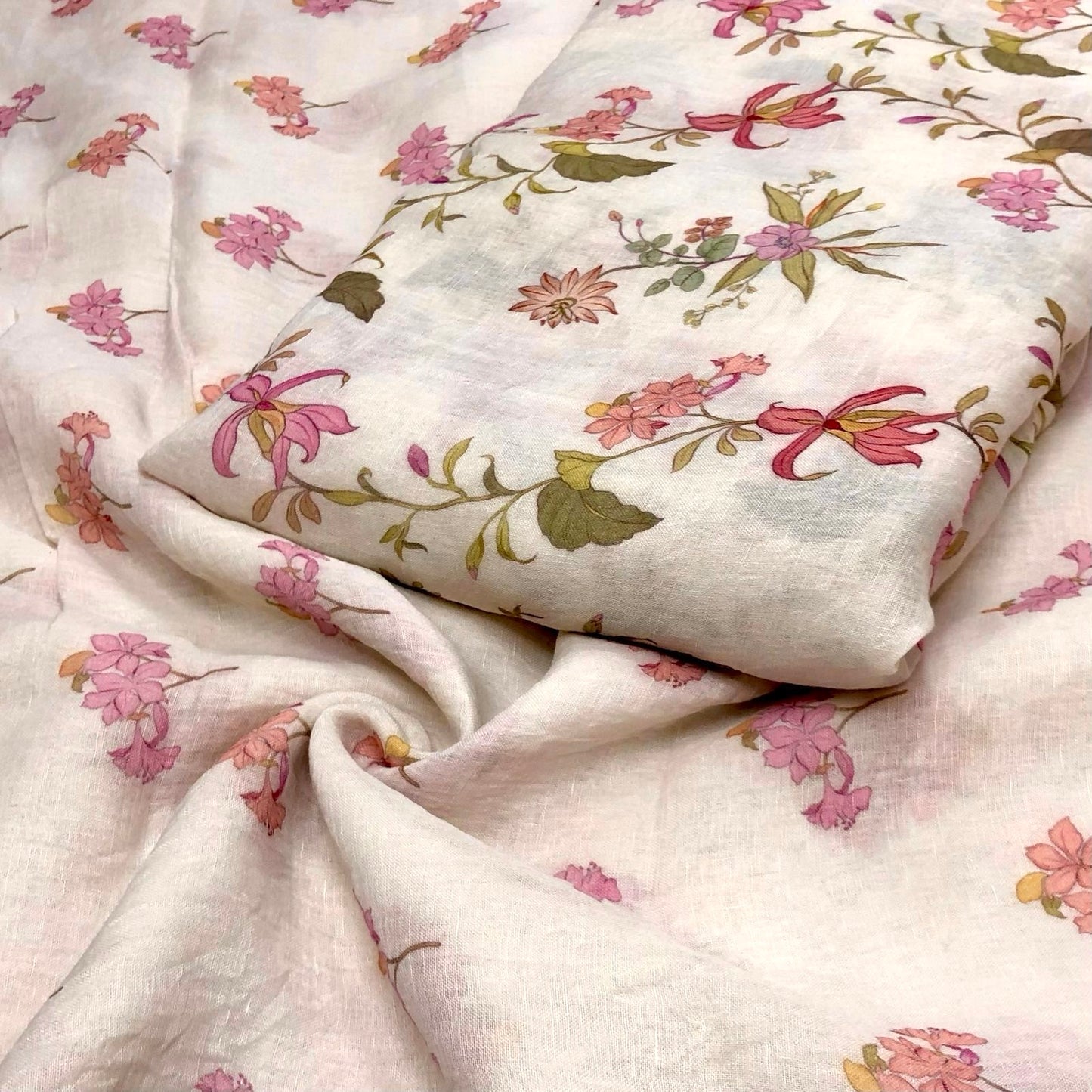 Pure Linen Print Combo (Top+Bottom)