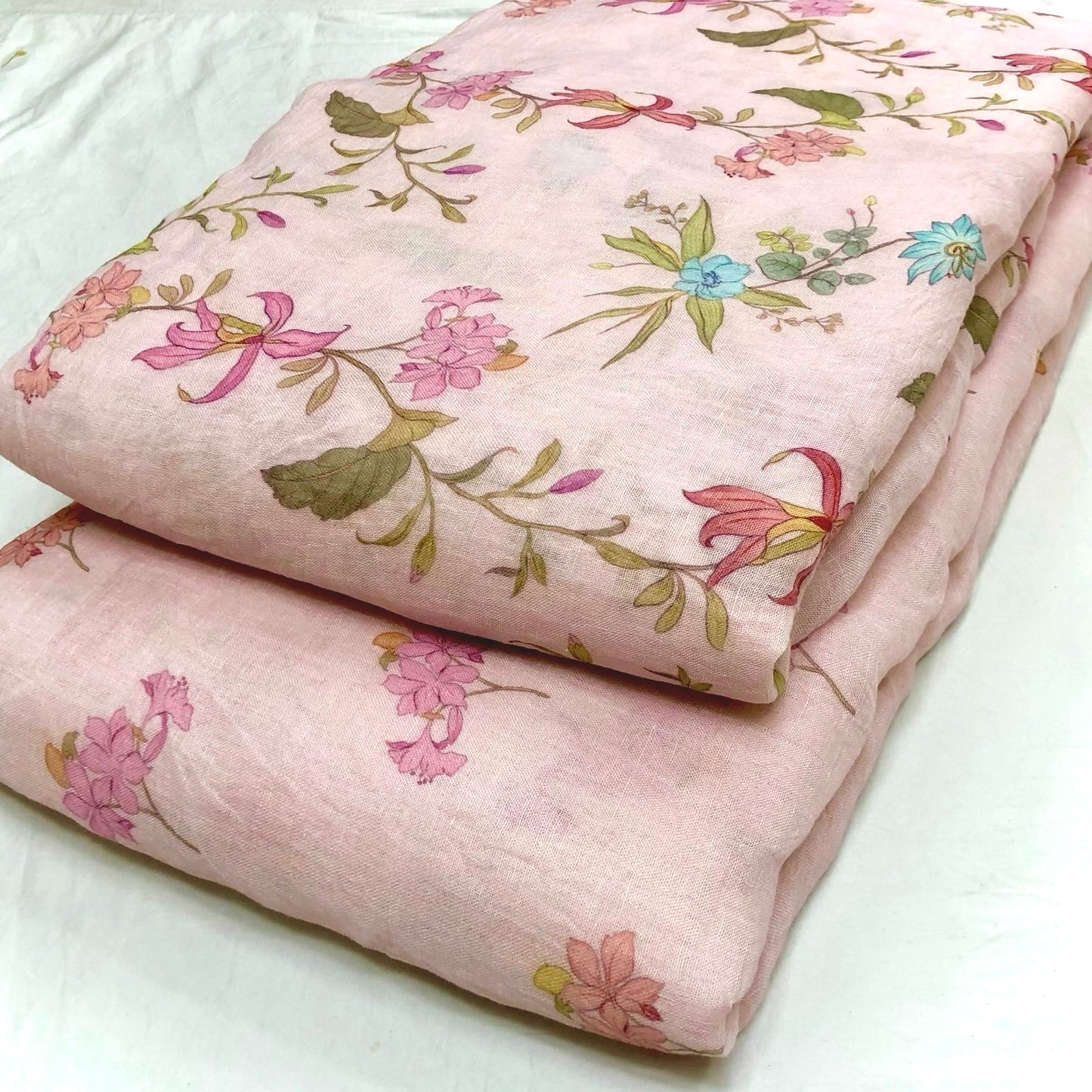 Pure Linen Print Combo (Top+Bottom)