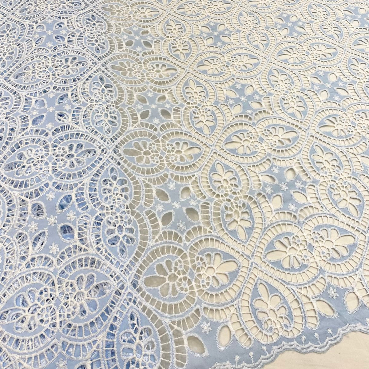 Summer Crepe Cutwork Embroidery