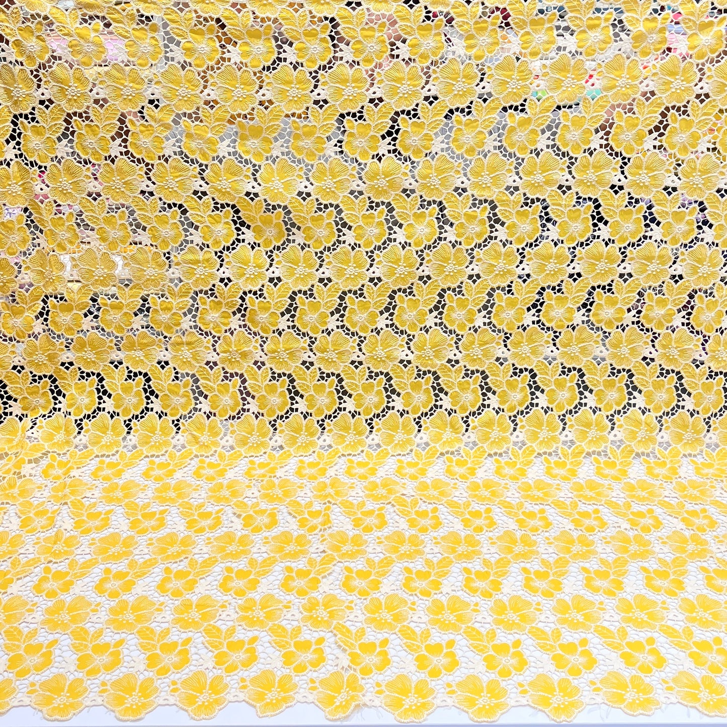Summer Crepe Hakoba Cutwork Embroidery