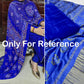 Gajji Silk Bandhani Dupatta with Plain Crepe Suit