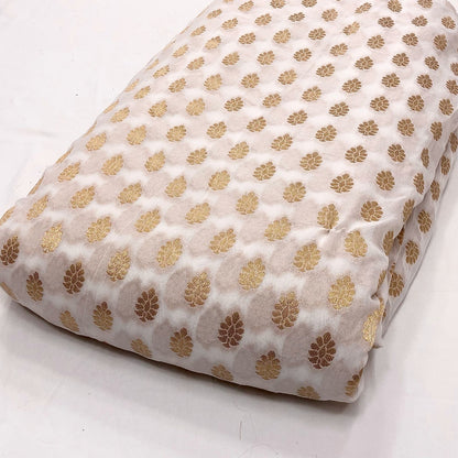 Georgette Buti Jacquard Dyeable