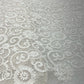 Pure Cotton Crochet Hakoba with Cotton Thread Ribbon Embroidery 52”