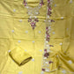 Linen Tissue Embroidered Suit (Shirt/Bottom/Dupatta)