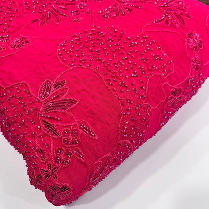 Pure Georgette Cutdana and Sequins Work (₹950 per meter)