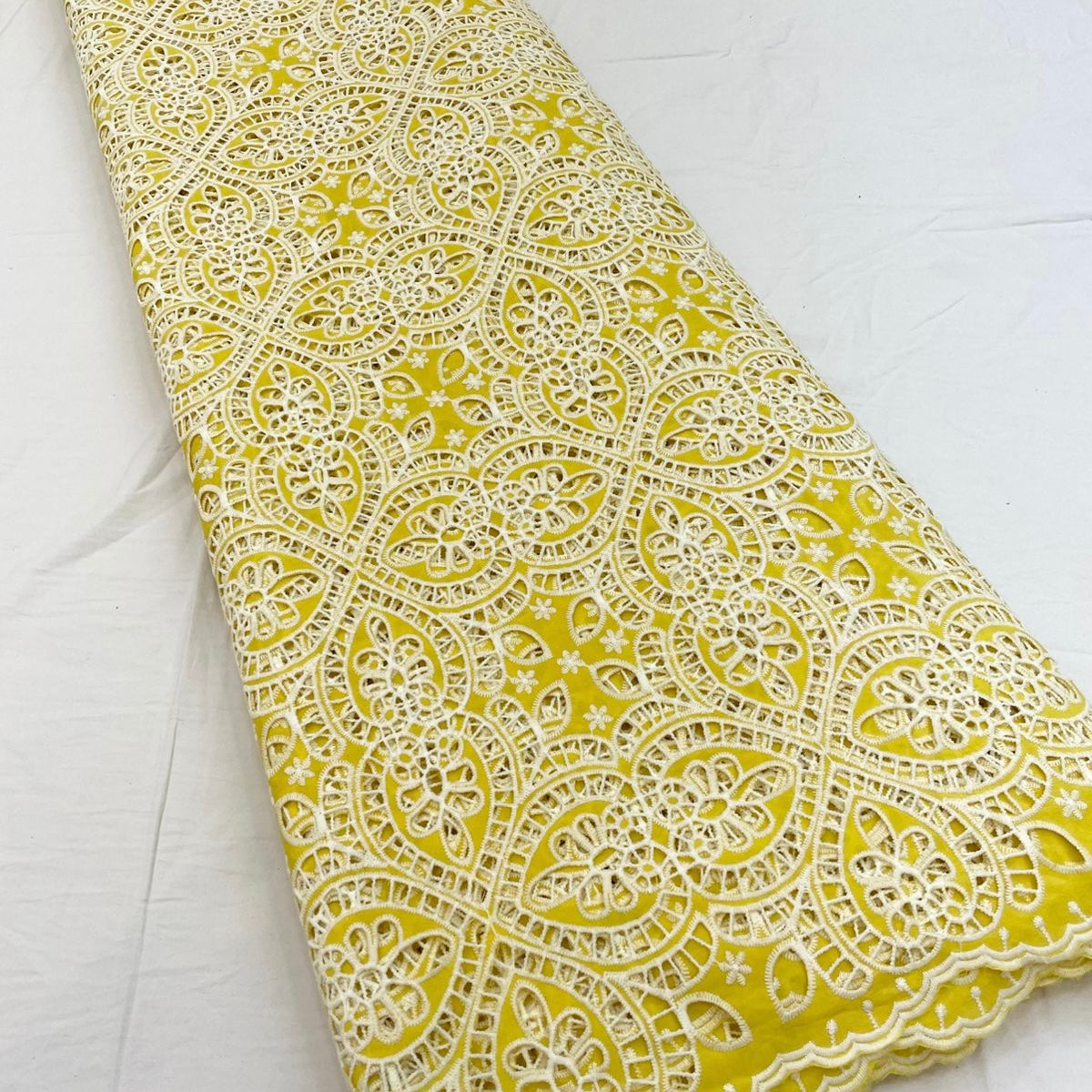 Summer Crepe Cutwork Embroidery