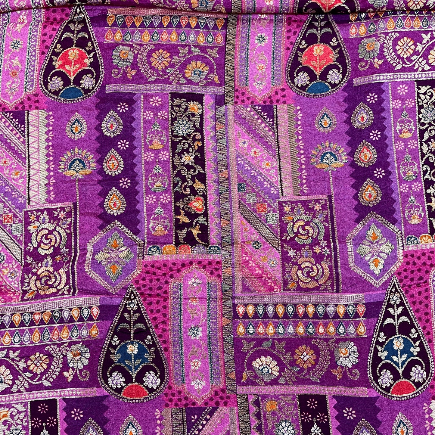 Pure Banarsi Dola Silk Soft Brocades