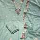 Linen Tissue Embroidered Suit (Shirt/Bottom/Dupatta)