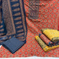 Pure Cotton Ajrakh Suit (Unstitched)