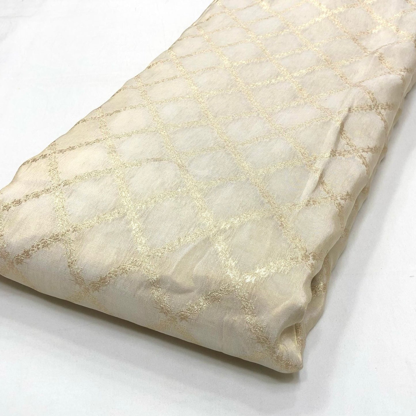 Pure Georgette Tissue Jacquard Dyeable