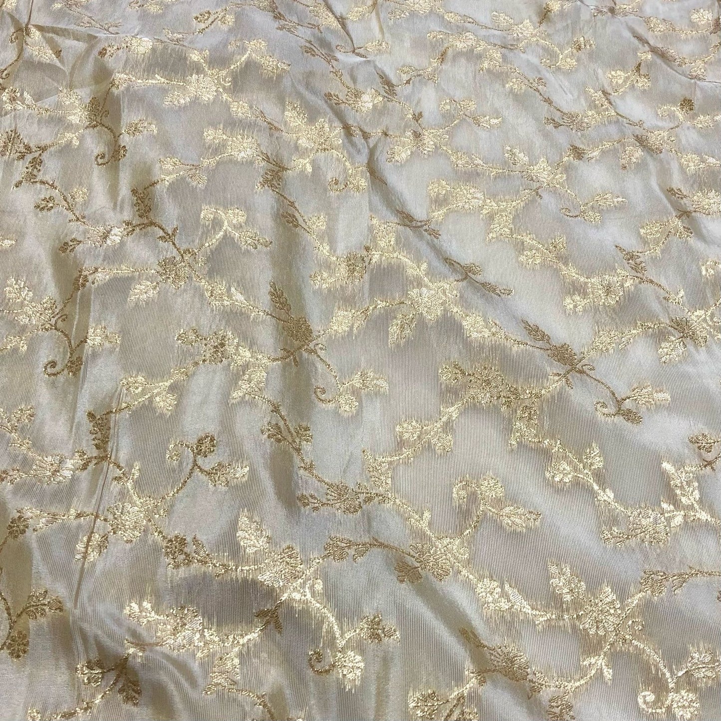 Pure Georgette Tissue Jacquard Dyeable