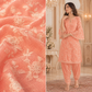 Premium Floral Embroidered Kota Doriya Fabric (₹400 per meter)