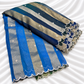 4D Organza Tissue Stripes with Scallop Borders 40” (₹450 per meter)
