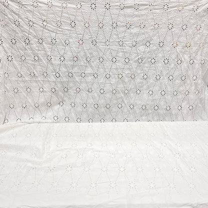 Pure Cotton Hakoba Cutwork Embroidery