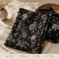 Pure Cotton Kantha Floral Block Print Black I Summer Friendly (₹175 per meter)