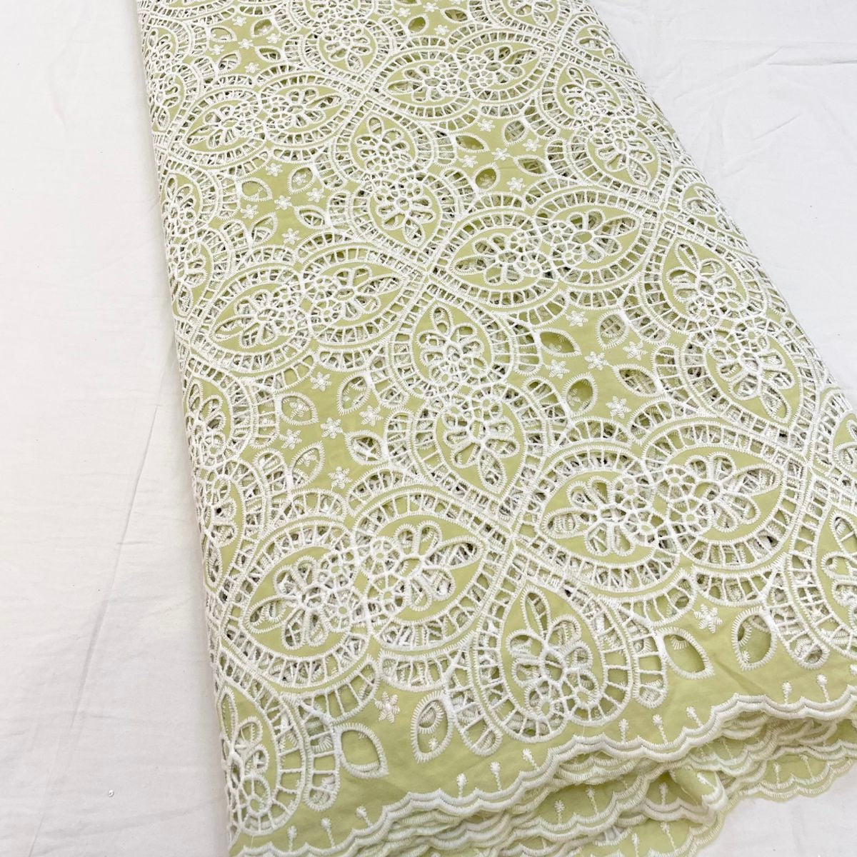Summer Crepe Cutwork Embroidery