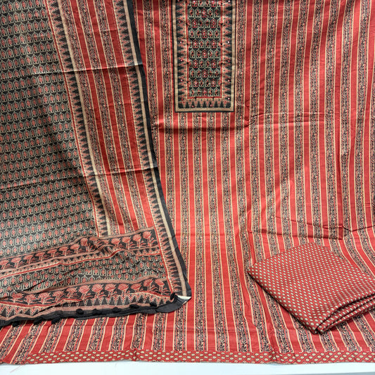 Pure Cotton Printed Suit (Unstitched)